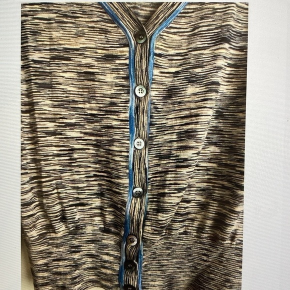 Sundance Slice of sky Cardigan Sweater Women’s M space dye knit southwestern - Picture 4 of 7